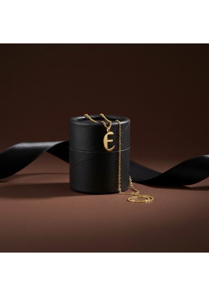 8 Ayar Altın Kolye Ucu Harf E GM9522 1 gr modelleri