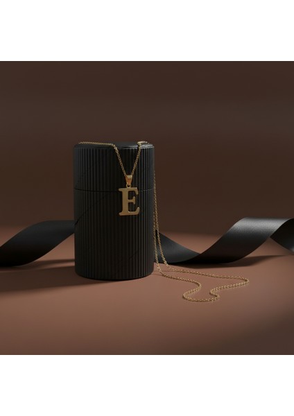 8 Ayar Altın Kolye Ucu Harf E GM9520 0.5 gr modelleri