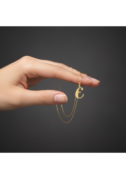 8 Ayar Altın Kolye Ucu Harf E GM9499 0.5 gr fiyatları