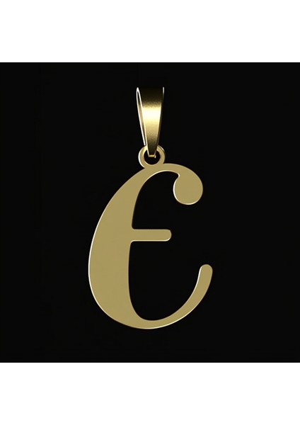 8 Ayar Altın Kolye Ucu Harf E GM9499 0.5 gr fırsatları