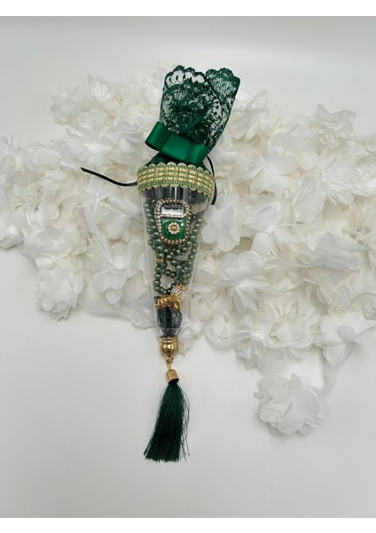 1 Adet Hediyelik Dantelli Külah, Tesbih ve Taşlı Zikirmatik Seti ( Mevlid - Hac - Umre ) fiyatları