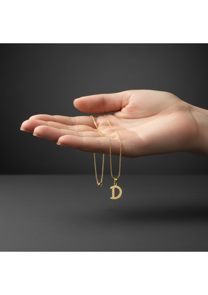 8 Ayar Altın Kolye Ucu Harf D GM9494 0.5 gr fiyatları