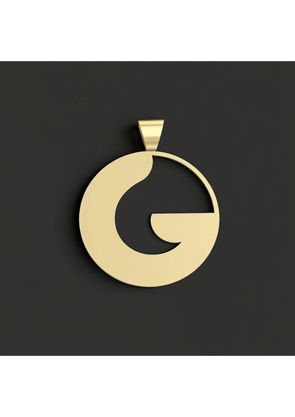 14 Ayar Altın Kolye Ucu Harf G GM9660 0.5 gr fırsatları