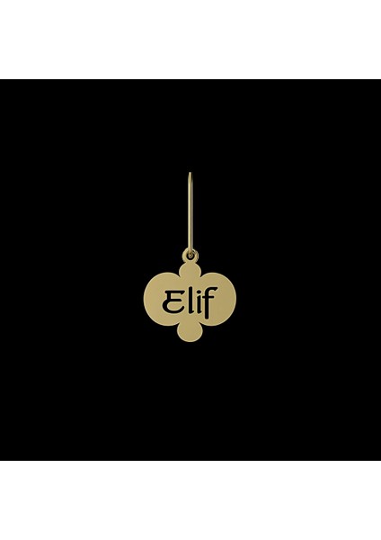 8 Ayar Altın Kolye Ucu Elif GM9531 1 gr fırsatları