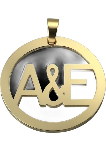 8 Ayar Altın Kolye Ucu A&e / Æ GM9994 1 gr