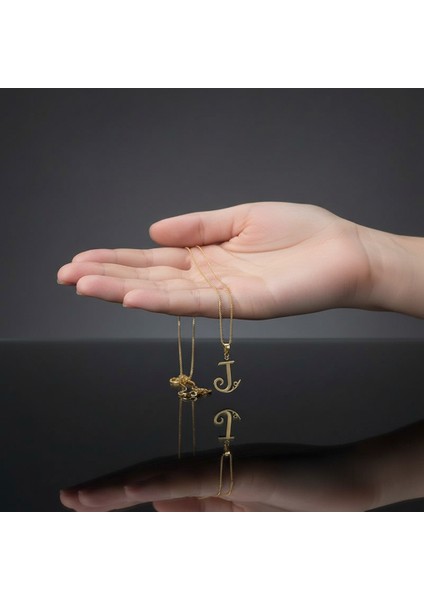 8 Ayar Altın Kolye Ucu Harf J GM9711 0.5 gr fiyatları