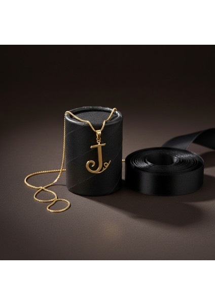 8 Ayar Altın Kolye Ucu Harf J GM9711 0.5 gr modelleri