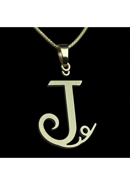 8 Ayar Altın Kolye Ucu Harf J GM9711 0.5 gr fırsatları