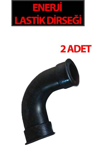 Enerji Lastik Dirseği 2 Adet