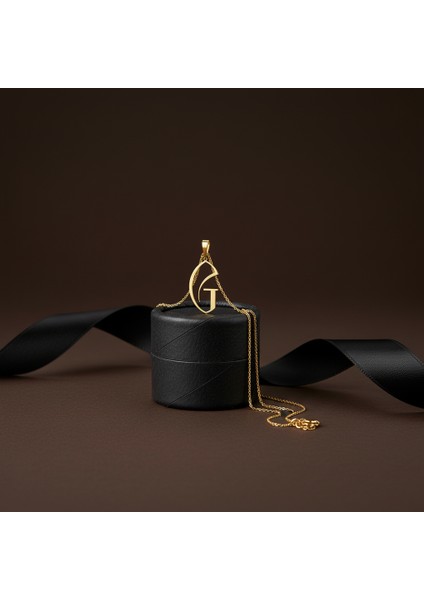 8 Ayar Altın Kolye Ucu Harf G GM9679 1 gr modelleri