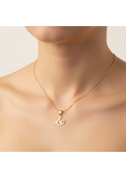 8 Ayar Altın Kolye Ucu A&d GM9972 0.5 gr