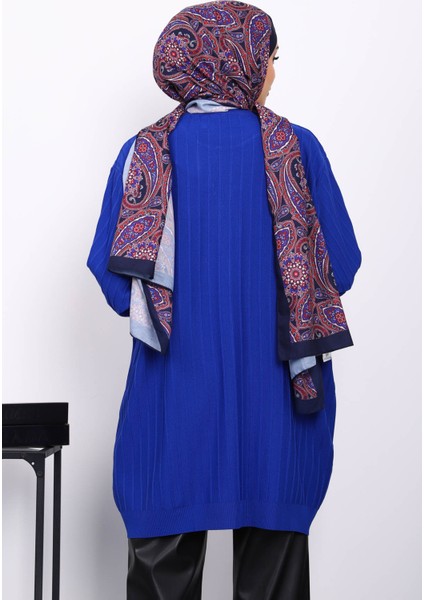 Saks Mavi Merserize Salaş Triko Tunik fırsatları