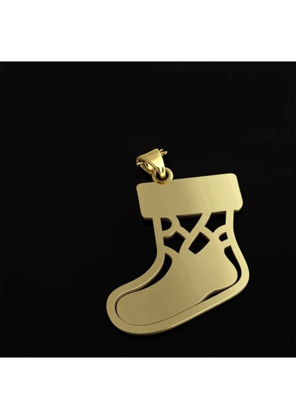 8 Ayar Altın Kolye Ucu Noel Çorabı GM9248 1 gr fırsatları