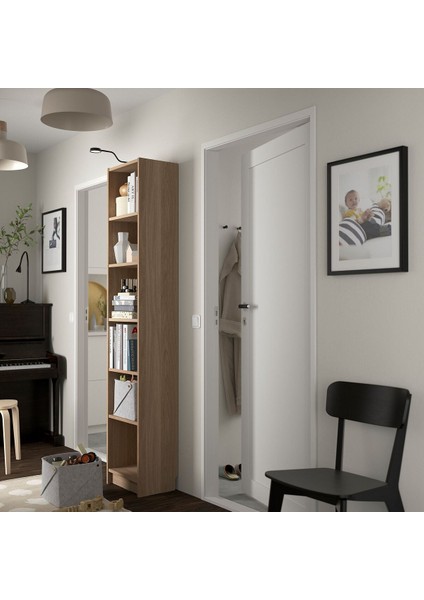 Kitaplık, Meşe Görünümlü, 40X28X202 cm modelleri