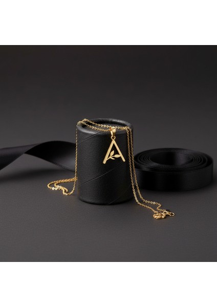 14 Ayar Altın Kolye Ucu Harf A GM9429 1 gr modelleri