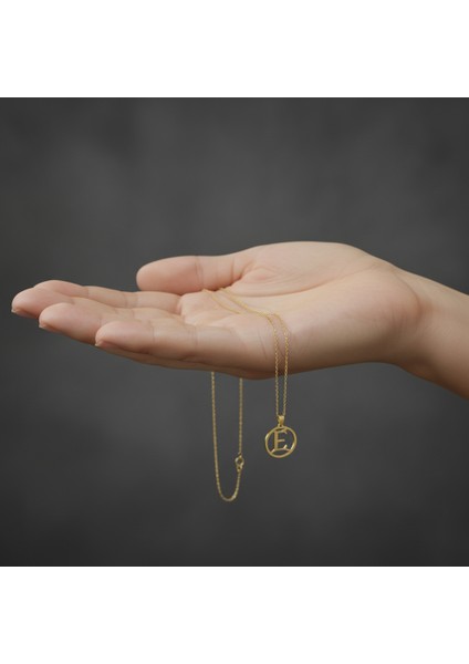 14 Ayar Altın Kolye Ucu Harf E GM9511 1 gr fiyatları