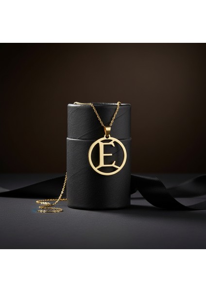 14 Ayar Altın Kolye Ucu Harf E GM9511 1 gr modelleri