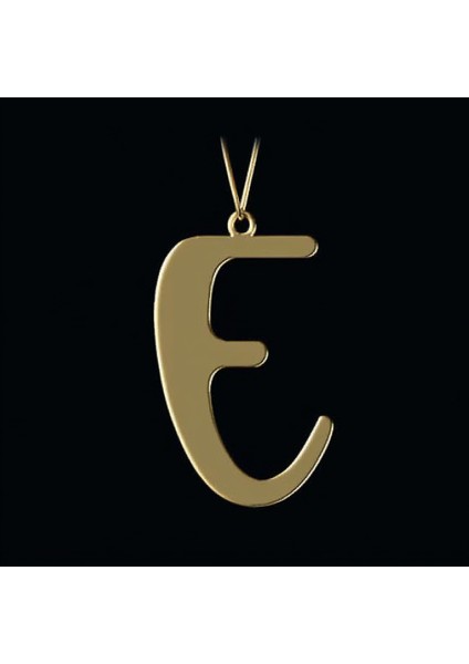 14 Ayar Altın Kolye Ucu Harf E GM9508 0.5 gr fırsatları