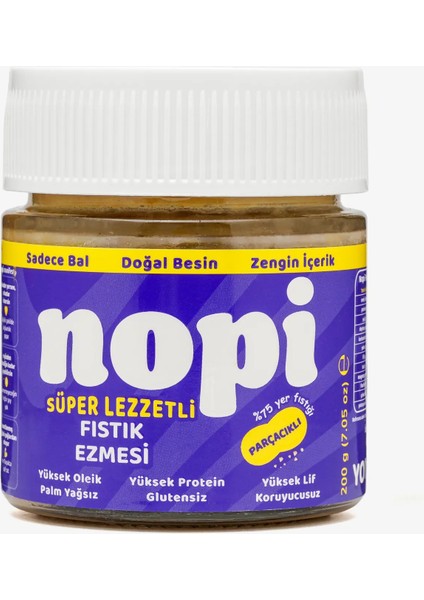 Nopı Ikili Set- Parçacıklı Yer Fıstığı & Parçacıklı Fındık Ezmesi ( 2 x 200 G) fiyatları