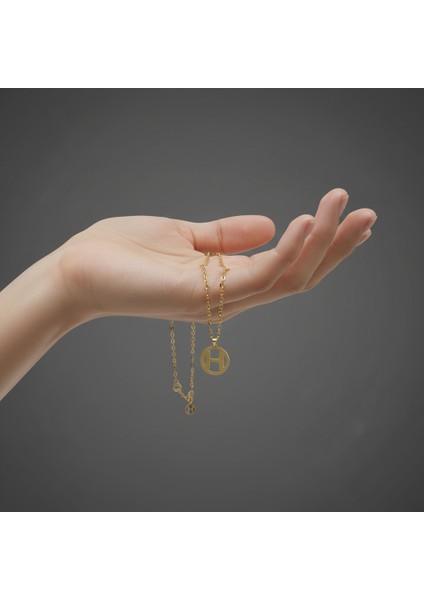 14 Ayar Altın Kolye Ucu Harf H GM9687 1 gr fiyatları