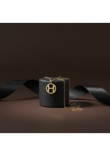 14 Ayar Altın Kolye Ucu Harf H GM9687 1 gr modelleri