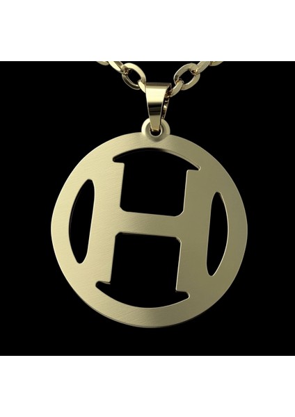 14 Ayar Altın Kolye Ucu Harf H GM9687 1 gr fırsatları