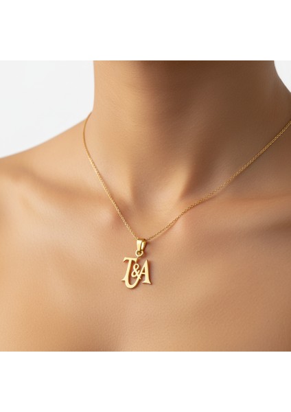 8 Ayar Altın Kolye Ucu A&t GM10145 1 gr