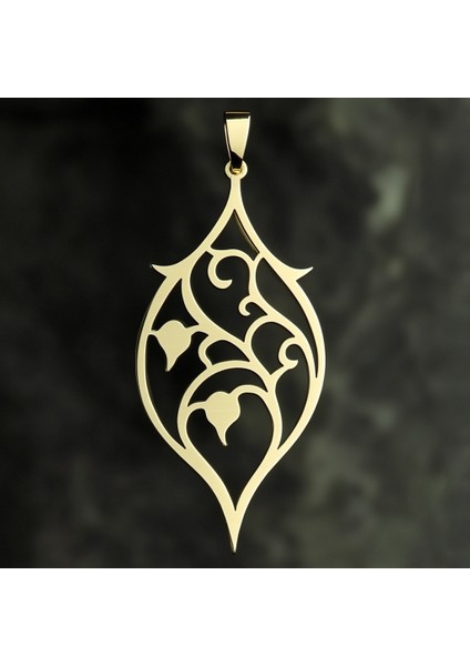 14 Ayar Altın Kolye Ucu Çobanpüskülü ve Ökseotu GM9280 1 gr fırsatları