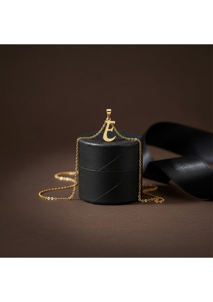 14 Ayar Altın Kolye Ucu Harf E GM9518 1 gr modelleri