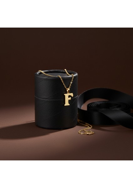 8 Ayar Altın Kolye Ucu Harf F GM9638 1 gr modelleri