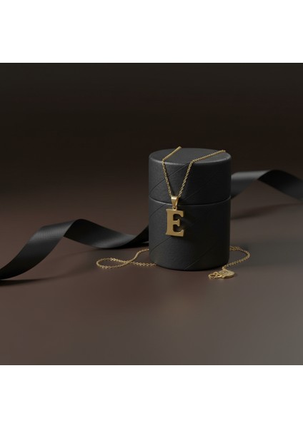 14 Ayar Altın Kolye Ucu Harf E GM9503 1 gr modelleri