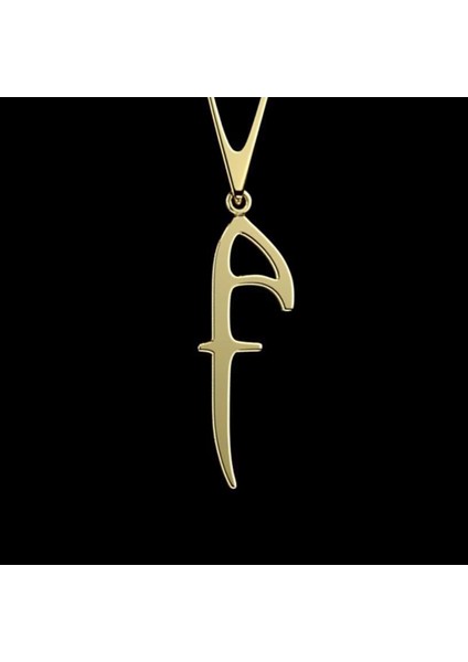 14 Ayar Altın Kolye Ucu Harf F GM9636 1 gr fırsatları