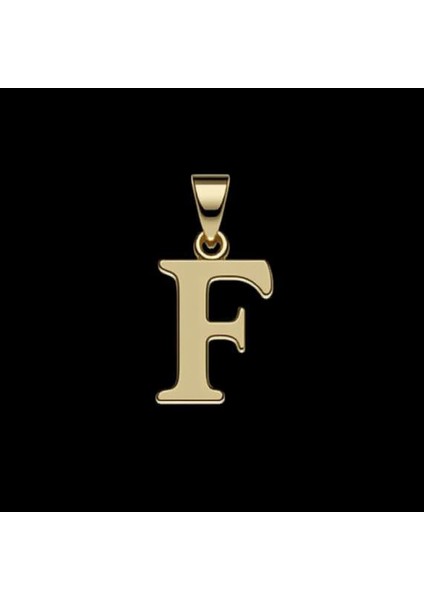 14 Ayar Altın Kolye Ucu Harf F GM9639 1 gr fırsatları
