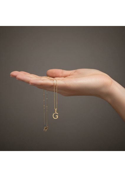 14 Ayar Altın Kolye Ucu Harf G GM9676 1 gr fiyatları