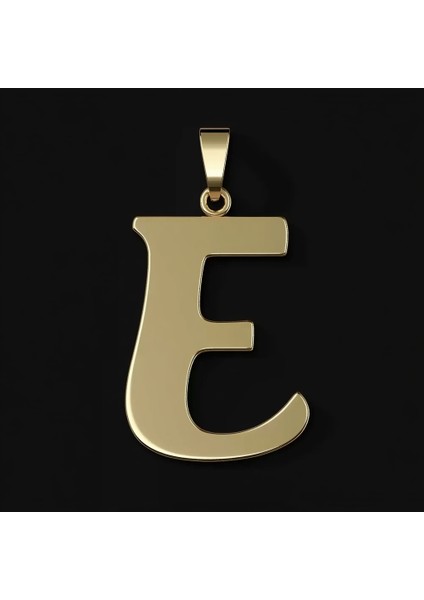 14 Ayar Altın Kolye Ucu Harf E GM9512 0.5 gr fırsatları