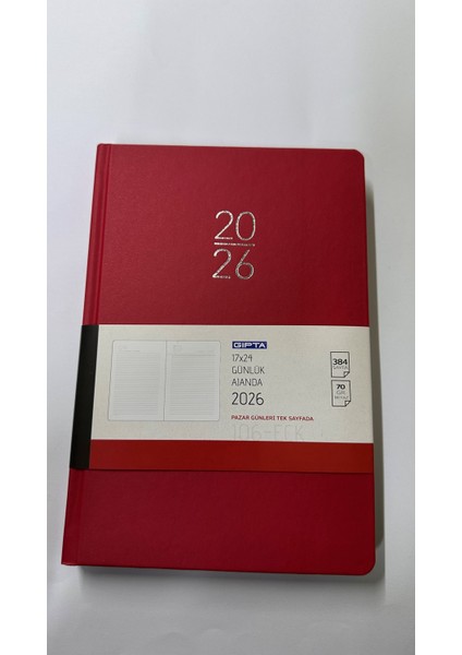 Ajanda Ajanda Gıpta Ajanda 2026 Ajanda Gıpta 17*24 Günlük 106-ECK 2026