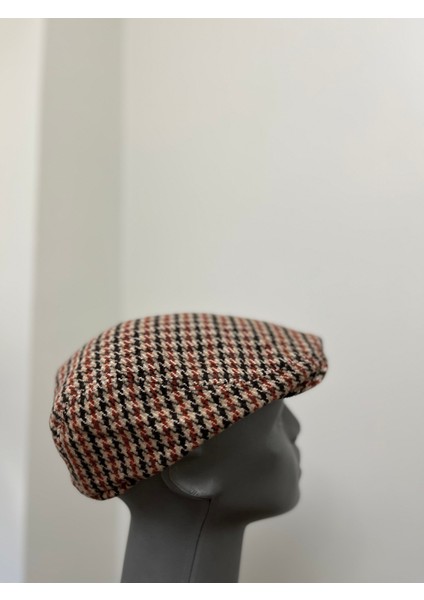 Erkek Desenli Kaşe Kışlık Kasket – Arkası Lastikli Standart fiyatları