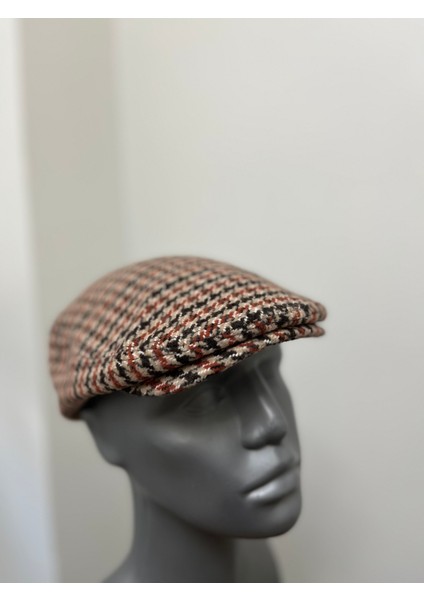 Erkek Desenli Kaşe Kışlık Kasket – Arkası Lastikli Standart modelleri