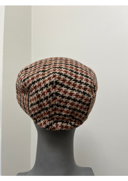 Erkek Desenli Kaşe Kışlık Kasket – Arkası Lastikli Standart fırsatları