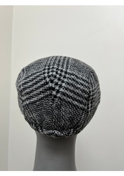 Erkek Desenli Kaşe Kışlık Kasket – Arkası Lastikli Standart fırsatları