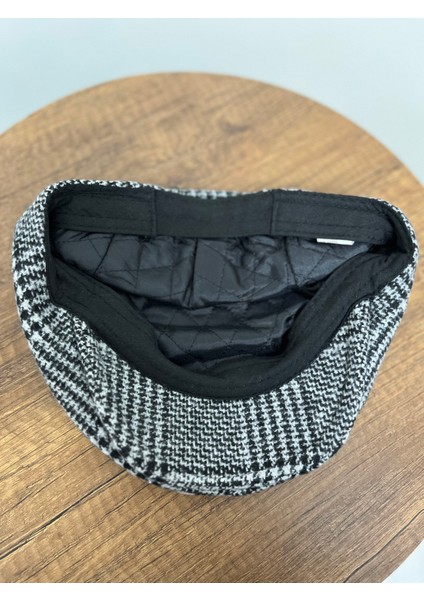 Erkek Desenli Kaşe Kışlık Kasket – Arkası Lastikli Standart indirimleri