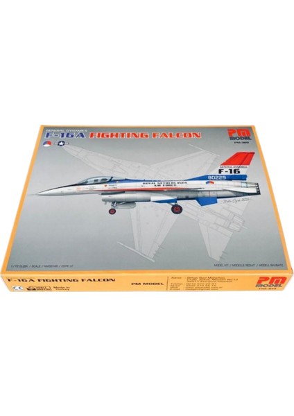 F-16A Fighting Falcon – 1/72 Ölçek Hollanda Kraliyet Hava Kuvvetleri Model Kiti PM-309 modelleri