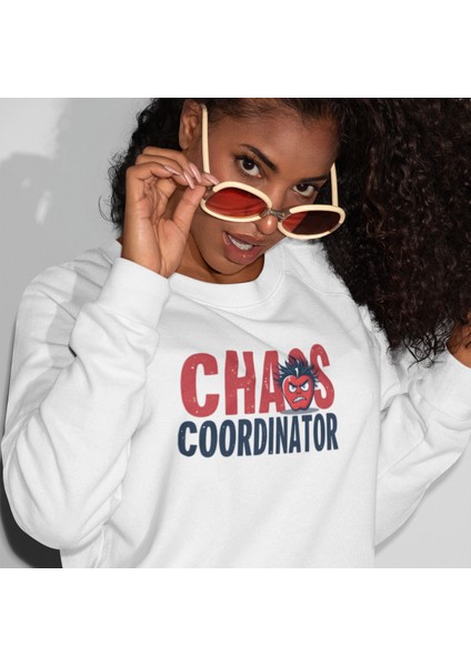 Teacher Sweatshirt – Chaos Coordinator Unisex Sweatshirt. Eğlenceli Öğretmen Hediyesi.