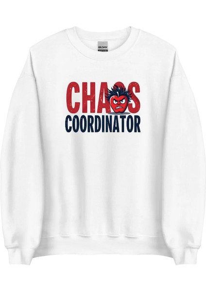 Teacher Sweatshirt – Chaos Coordinator Unisex Sweatshirt. Eğlenceli Öğretmen Hediyesi. fiyatları