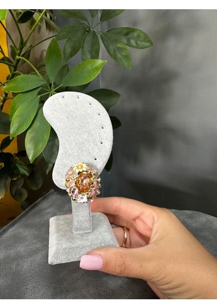 El Işçiliği Çiçek Detaylı , Kristal Taşlı Küpe fırsatları