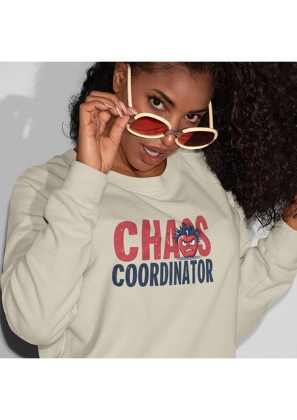 Teacher Sweatshirt – Chaos Coordinator Unisex Sweatshirt. Eğlenceli Öğretmen Hediyesi.