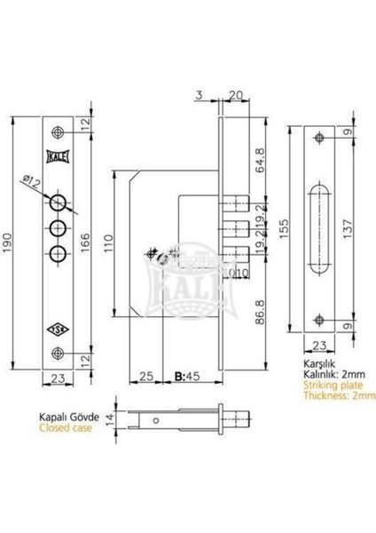 Eski Çelik Kapılar Için Çelik Kapı Güçlendirme Seti