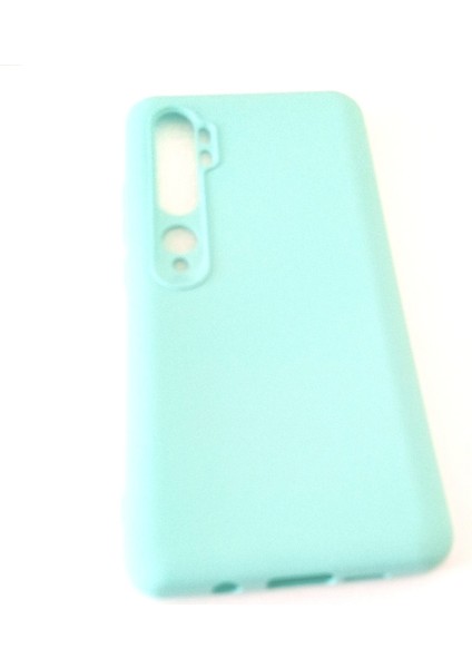 ESLIFETECH26AKSESUAR Xiaomi Mi Note 10 Pro Uyumlu Rubber Silikon Arka Koruma Kılıf