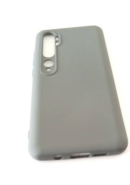 ESLIFETECH26AKSESUAR Xiaomi Mi Note 10 Pro Uyumlu Rubber Silikon Arka Koruma Kılıf