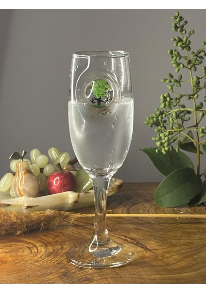 Pembe Çiçekli Kadehi – 2’li Set - (kahve yanı su/kokteyl bardağı) 190 ml fırsatları